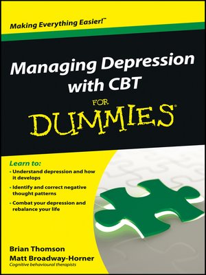 cover image of Managing Depression with CBT For Dummies